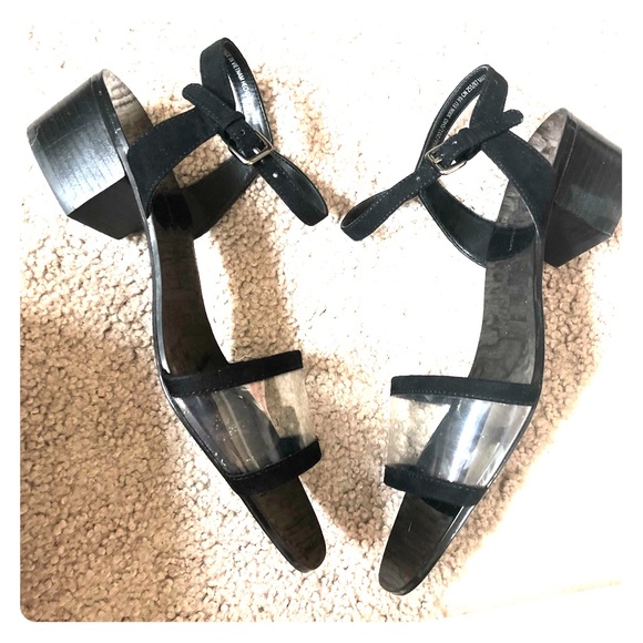 zara clear strap sandals